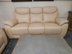 3367 Reclining Leather Sofa