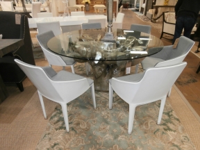 Zgallerie Sequoia Glass Dining Table