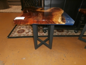 Custom Monkey Podswood End Table 