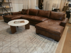 RH Maxwell Leather Sofa