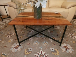 Acrylic Wood Coffee Table