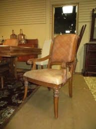 (6) Woven/Lthr Dining Chairs