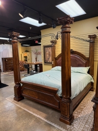 Ashley Canopy 4 Poster King Bed