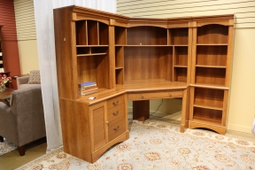 Sauder Corner Desk Unit W/Bookcases