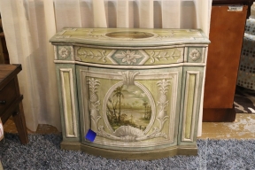 Tropical Painted Cabinet