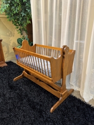 Vintage Wood Cradle