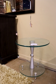 Modern Glass Accent Table