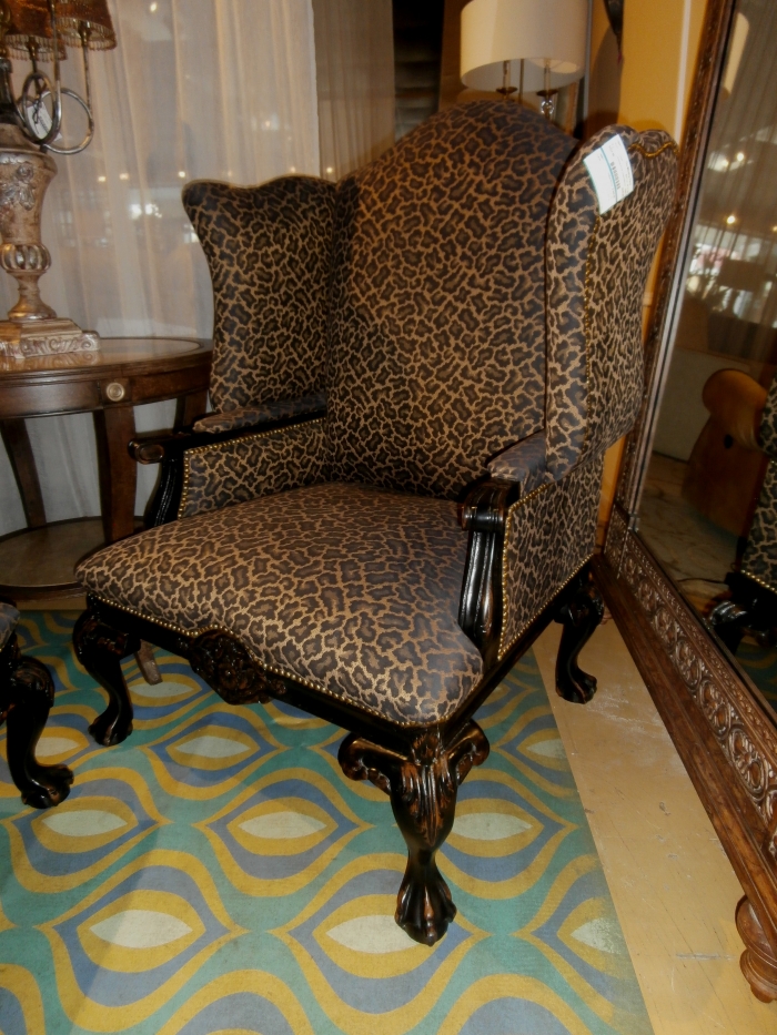 Animal Print Chair at The Missing Piece