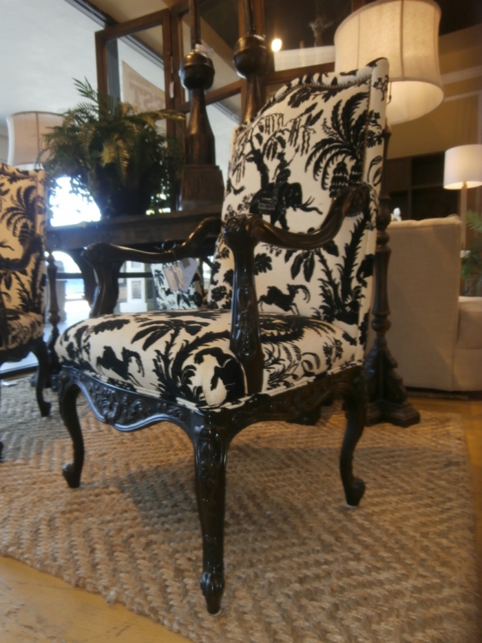 elephant print chair