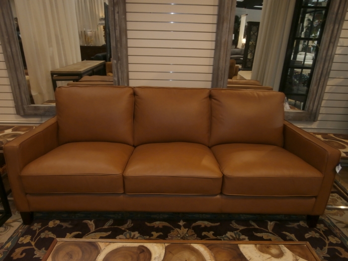 park avenue leather sofa