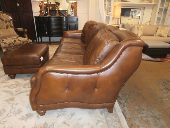 hancock and moore leather motion sofa