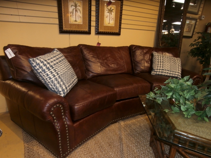 norwalk furniture leather sofa
