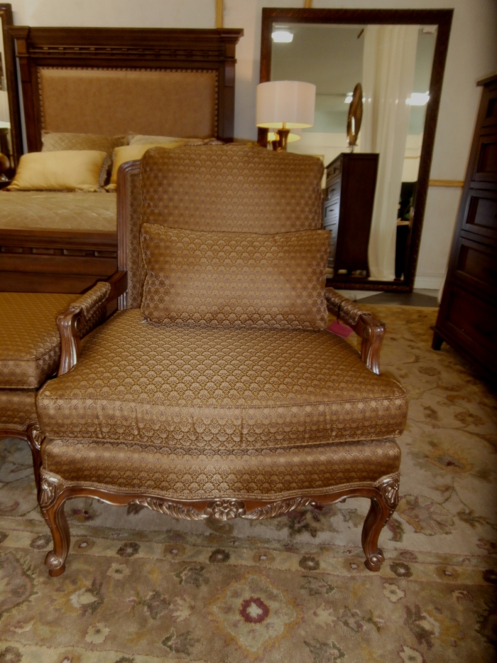 Thomasville Chair & Ottoman at The Missing Piece