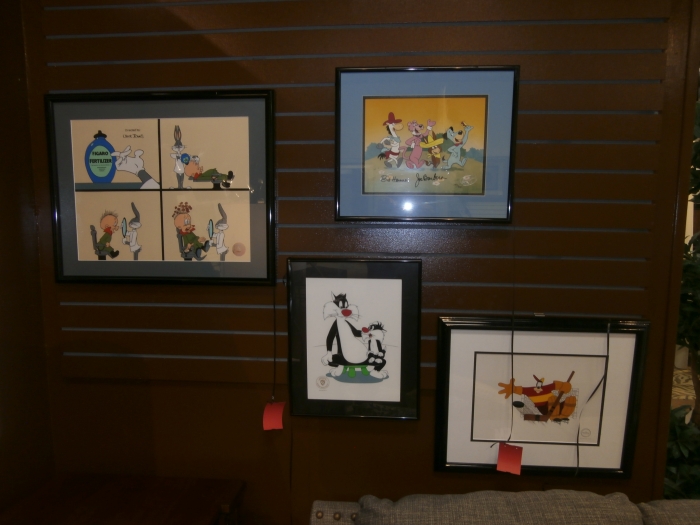 Signed Hanna Barbera Art at The Missing Piece