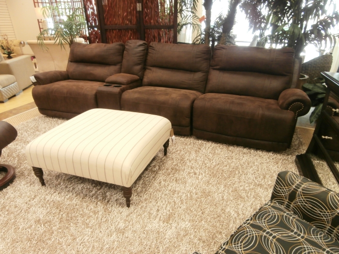 ashley non leather recling sofa