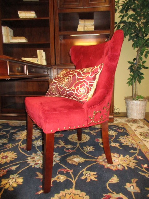 Pier one best sale red chair