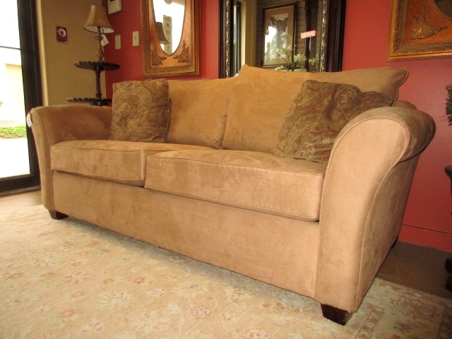 havertys leather sleeper sofa