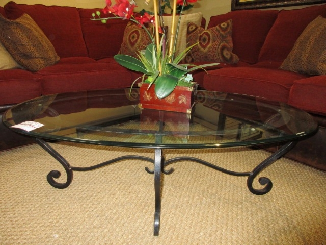 Havertys glass deals coffee table