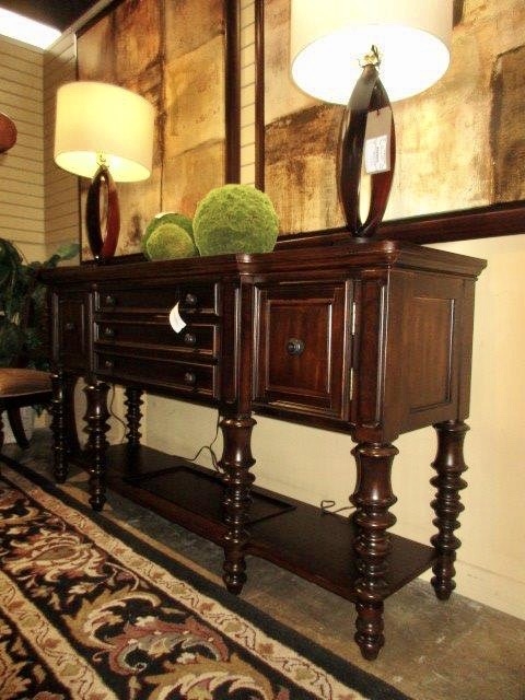 ashley key town sofa table