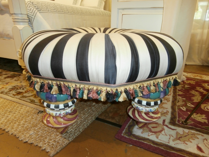 Mackenzie childs clearance ottoman