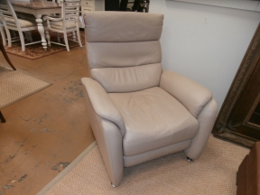 Scan Design Leather Reclining Chair