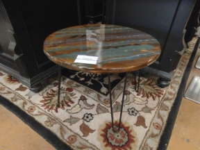 Custom Epoxy Side Table