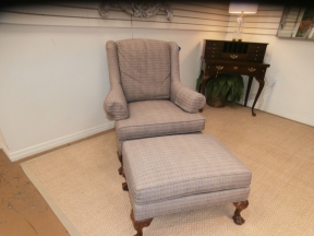 Hickory Chair/Ottoman