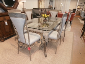 Helena Dining Table W/Six Chairs