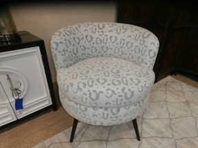 Animal Print Accent Chair