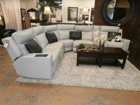 Kanes Abbyson Avenger Power Rec.Sectional