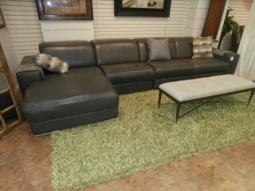 Chateau D Ax  Leather Sectional