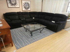 Power Fabric Reclining Sectional