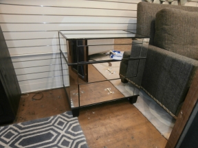 Mirrored Nightstand