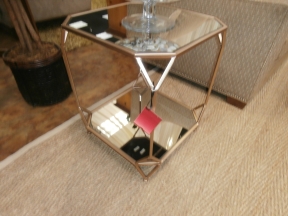 Mirrored Side Table