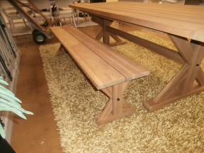 Lloyd Flanders Teak Bench