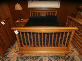 Wood Slat Bed