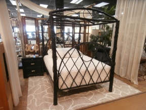 Custom Twig Canopy Bed