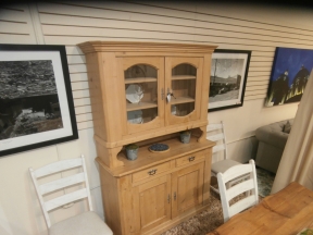 2 PC Rustic China Cabinet