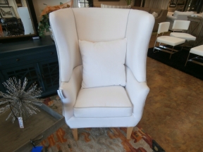 Custom Wingback Chair