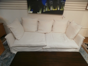 Crate & Barrel Slipcover Sofa