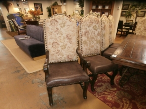 S/6 Upholstered Dr Chairs