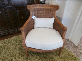 Carved Kane Chateau  Chair