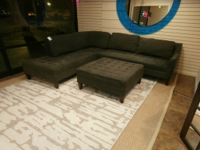 Havertys Sectional/Ottoman