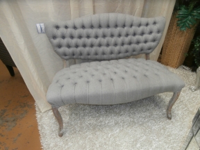 Tufted French Settee