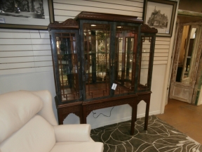 Vintage Asian Flair Cabinet