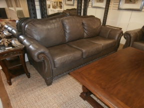 Ashley Malacara Leather Sofa