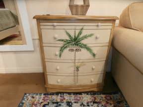 4 Drawer PalmTree Nightstands