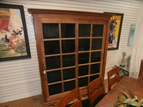 Rustic 2 Door Pane Cabinet