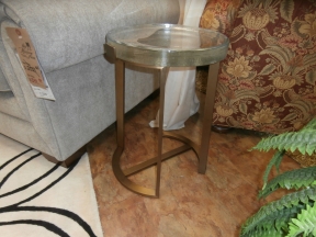 RH Rhys Ice Accent Table