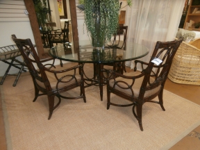 Tommy Bahama Dining Table And 3 Chairs